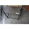 Image 1 : METAL AND WOOD ENDTABLE