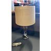 Image 2 : ART GLASS AND STONE LOOK TABLE LAMPS