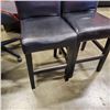 Image 2 : 2 MODERN BLACK CHAIRS