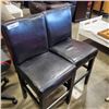 Image 3 : 2 MODERN BLACK CHAIRS