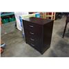 Image 2 : BLACK 4 DRAWER CHEST OF DRAWERS