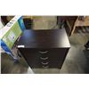 Image 3 : BLACK 4 DRAWER CHEST OF DRAWERS