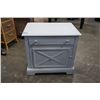 Image 1 : WHITE 1 DRAWER NIGHTSTAND