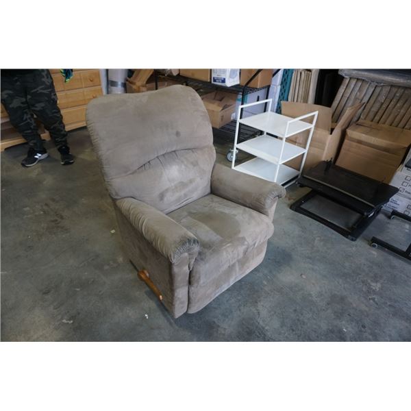 LAZY BOY MICROFIBRE RECLINER