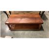 Image 1 : VINTAGE WOOD COFFEE TABLE