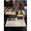 Image 1 : 2 BOXES OF ESTATE GOODS AND DECORATIONS