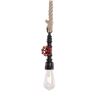 Image 1 : NEW MODERN RUSTIC AND INDUSTRIAL STYLE ROPE PENDANT LIGHT - BULB NOT INCLUDED