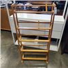 Image 1 : 4 FT WOODEN DVD SHELF WITH MOVABLE DIVIDERS