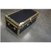 Image 2 : BLACK BRASS BOUND TRUNK