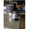 Image 1 : 2 METAL TABLE LAMPS WITH SHADES