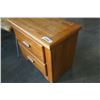 Image 2 : 2 DRAWR NIGHTSTAND AND VINTAGE STOOL