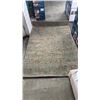 Image 1 : 4 X 6 FOOT GREEN STRIPED AREA CARPET