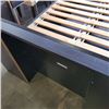 Image 2 : IKEA QUEENSIZE BED WITH STORAGE HEADBOARD AND UNDERBED STORAGE