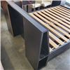 Image 3 : IKEA QUEENSIZE BED WITH STORAGE HEADBOARD AND UNDERBED STORAGE