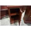 Image 3 : PAIR OF BOURBON ONE DOOR NIGHTSTANDS