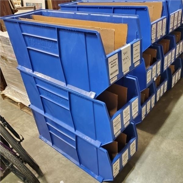 3 QUANTUM QRB166 GIANT HOPPER BINS RETAIL $209 EACH 42  X18 X14  - 5.34 CUBIC FT