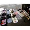 Image 1 : 4 SNOWBOARDS AND 2 PAIRS OF SKIS - LOOK, LAMAR, MORROW, ATOMIC, ROSSIGNOL AND OTHER