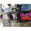 Image 2 : 4 SNOWBOARDS AND 2 PAIRS OF SKIS - LOOK, LAMAR, MORROW, ATOMIC, ROSSIGNOL AND OTHER