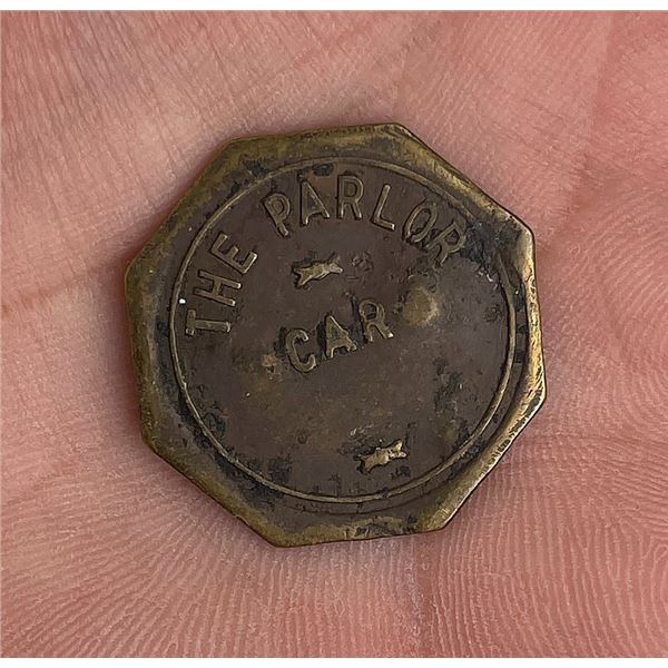 The Parlor Car Casper Wyoming 12 1/2c Trade Token