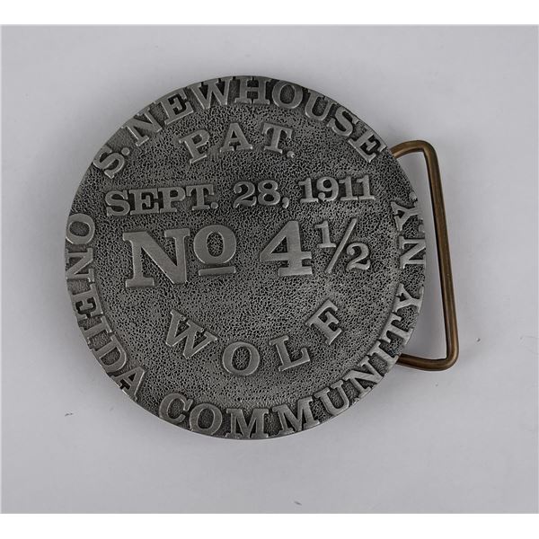 Newhouse SNOC 4 1/2 Wolf Trap Pan Belt Buckle