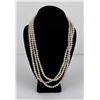 Image 1 : Stunning Tahitian Rose Pearl Necklace