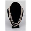 Image 2 : Stunning Tahitian Rose Pearl Necklace
