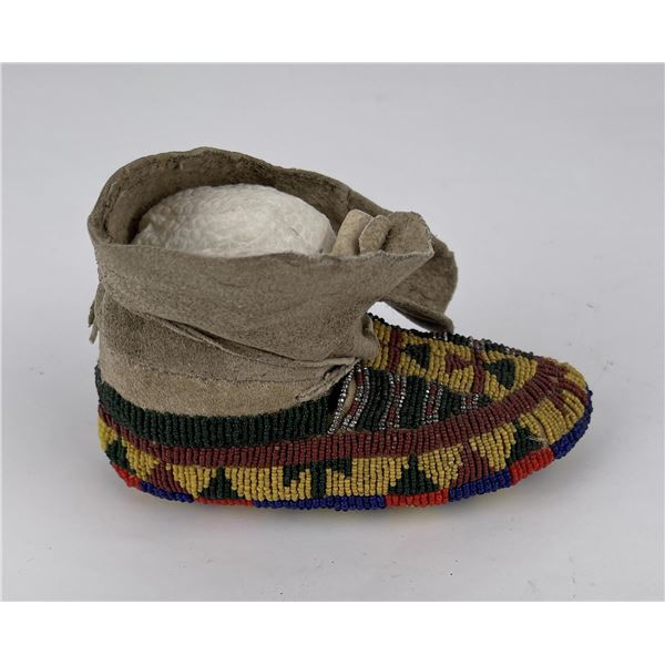 Antique Ceremonial Plains Indian Baby Moccasin