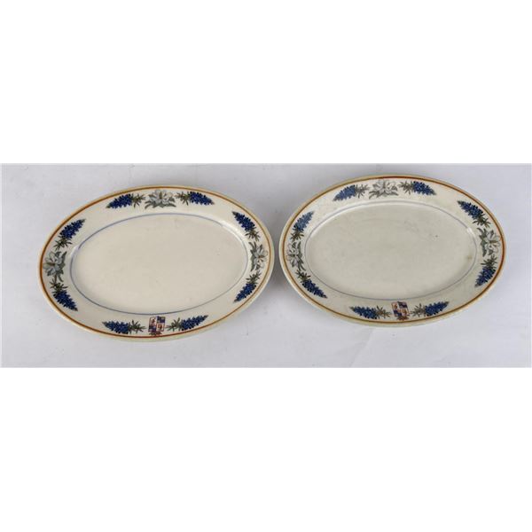 Hotel Finlen Butte Montana Dining Plates