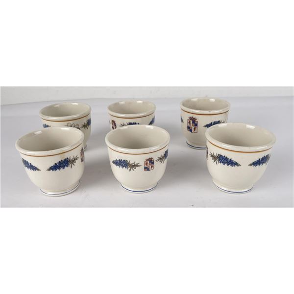 Hotel Finlen Butte Montana Dining Custard Cups