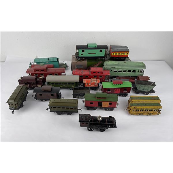 Lot of Antique Trains Lionel Ives American Flyer