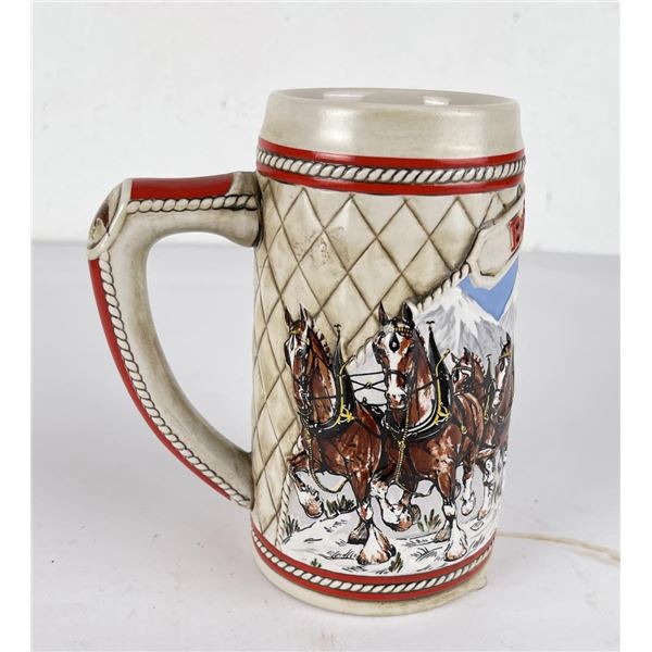 1985 Budweiser A Series Clydesdale Beer Stein