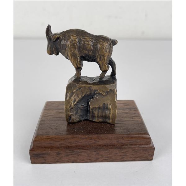 Small Goat John Louis Clarke Bronze Montana