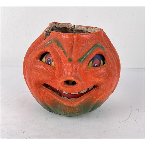 Antique Paper Mache Halloween Candy Container