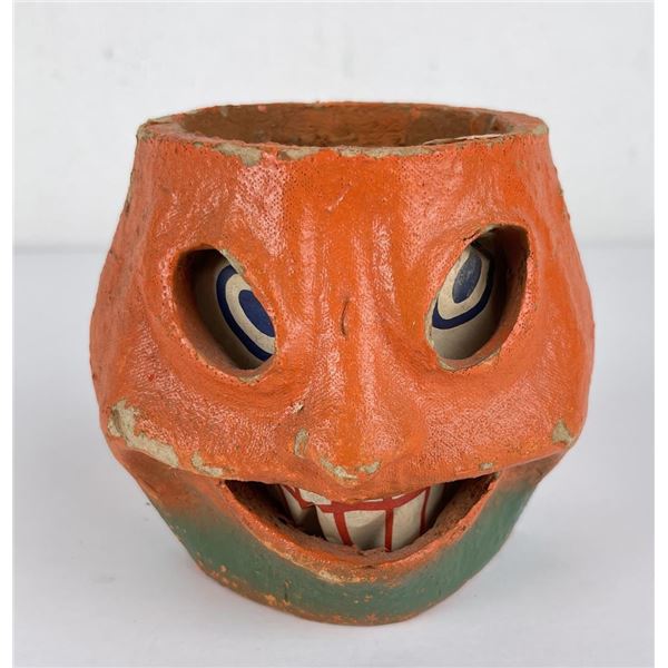 Antique Paper Mache Halloween Candy Container