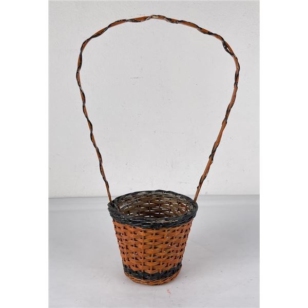 Antique Halloween Trick or Treat Candy Basket