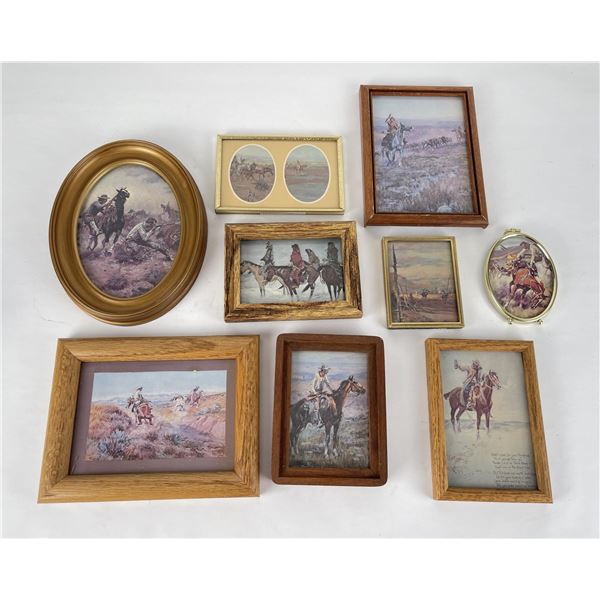 Group of CM Charles Russell Prints