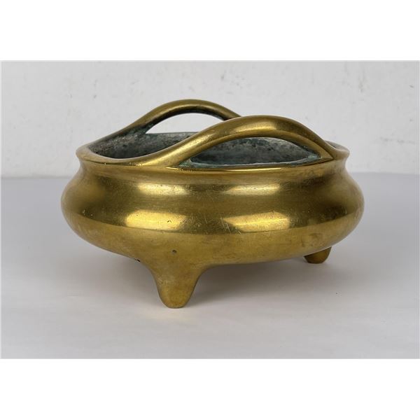 Antique Chinese Bronze Tripod Censer