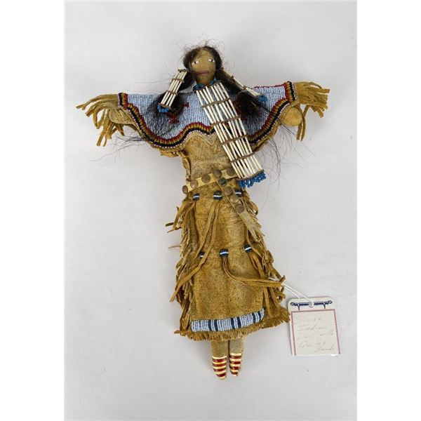 20th Century Sioux Indian Beaded Doll