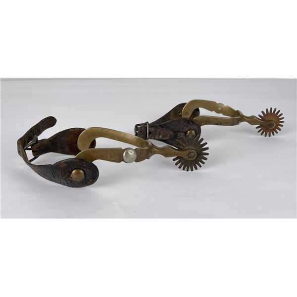 Antique North and Judd Montana Cowboy Spurs