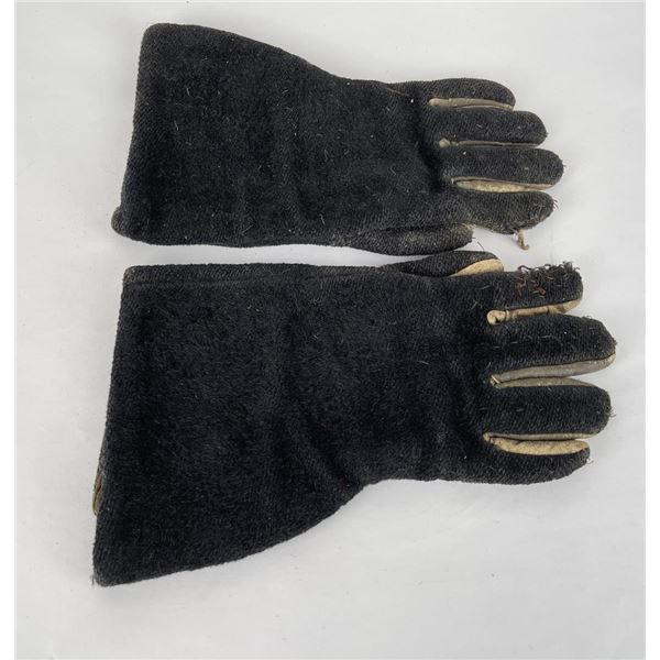 Indian Wars Black Wool US Cavalry Gauntlets