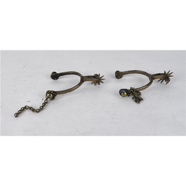 Antique Buermann Bronze Montana Cowgirl Spurs