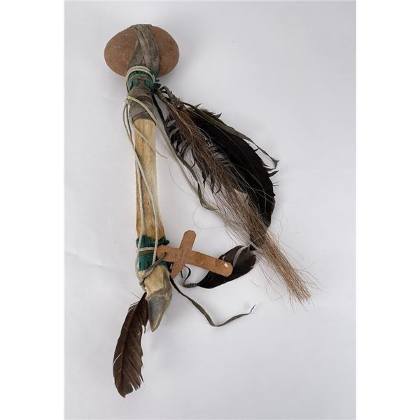 Contemporary Native American Indian War Club