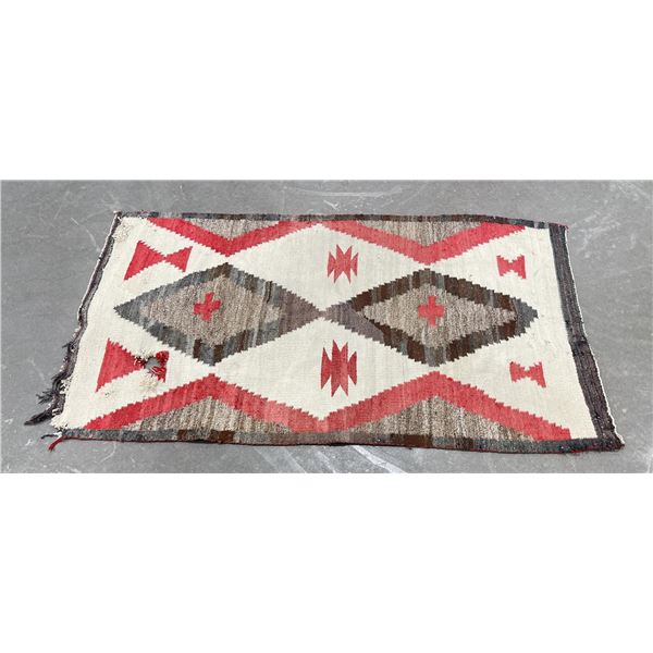 Antique Navajo Indian Blanket Rug