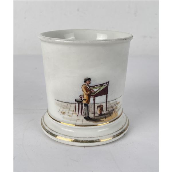 Antique Occupational Bookbinder Shaving Mug