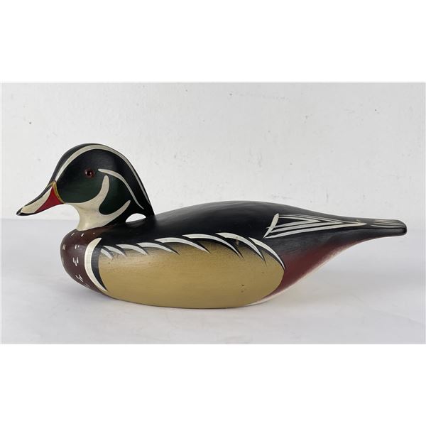 Beautiful Painted Wood Mallard Duck Decoy