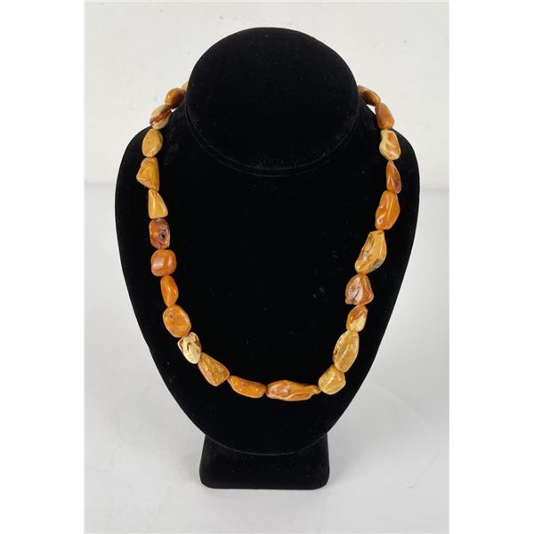 Butterscotch Egg Yolk Baltic Amber Necklace
