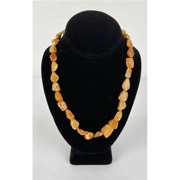 Butterscotch Egg Yolk Baltic Amber Necklace