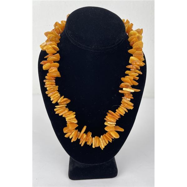 Butterscotch Egg Yolk Baltic Amber Necklace