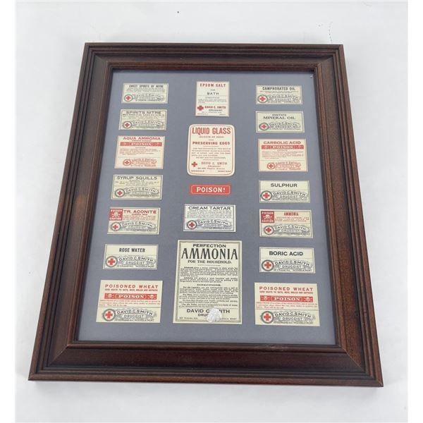 Antique Missoula Montana Medicine Bottle Labels