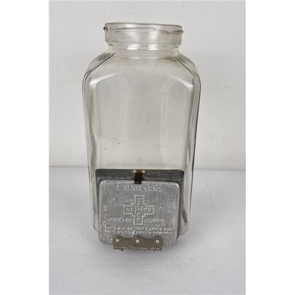 Antique Dry Goods Store Candy Dispensing Jar